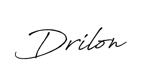 Also You can easily find your signature by using the search form. We will create Drilon name handwritten signature images for you free of cost using Antro_Vectra_Bolder sign style. Drilon signature style 7 images and pictures png