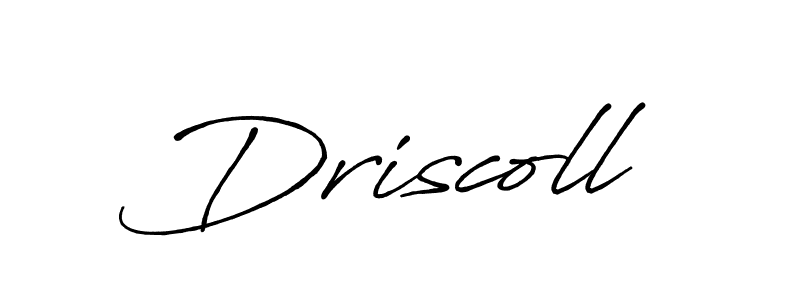 Design your own signature with our free online signature maker. With this signature software, you can create a handwritten (Antro_Vectra_Bolder) signature for name Driscoll. Driscoll signature style 7 images and pictures png