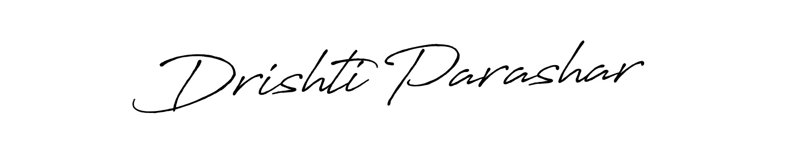 Also You can easily find your signature by using the search form. We will create Drishti Parashar name handwritten signature images for you free of cost using Antro_Vectra_Bolder sign style. Drishti Parashar signature style 7 images and pictures png