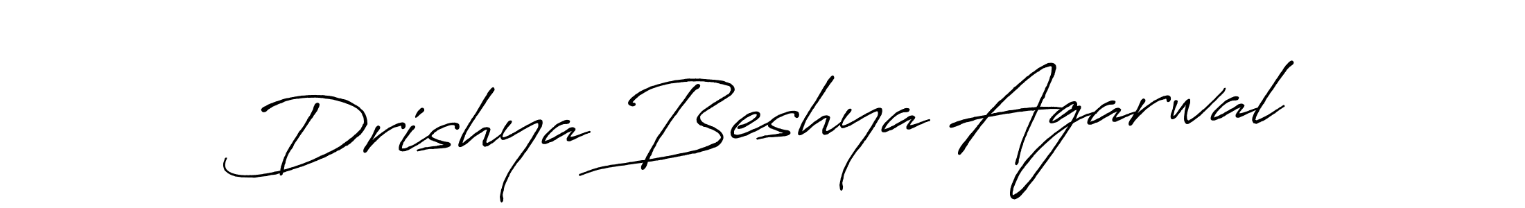 Use a signature maker to create a handwritten signature online. With this signature software, you can design (Antro_Vectra_Bolder) your own signature for name Drishya Beshya Agarwal. Drishya Beshya Agarwal signature style 7 images and pictures png