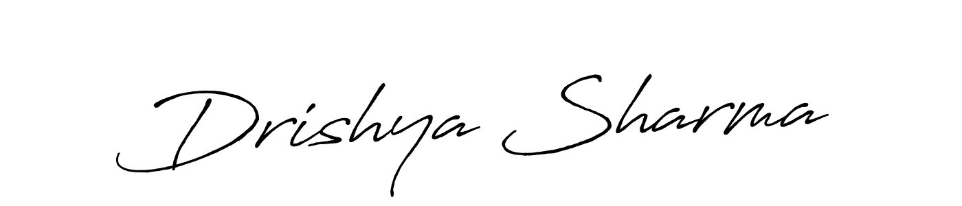 Make a beautiful signature design for name Drishya Sharma. Use this online signature maker to create a handwritten signature for free. Drishya Sharma signature style 7 images and pictures png