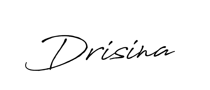 How to make Drisina signature? Antro_Vectra_Bolder is a professional autograph style. Create handwritten signature for Drisina name. Drisina signature style 7 images and pictures png