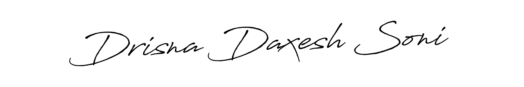 How to make Drisna Daxesh Soni signature? Antro_Vectra_Bolder is a professional autograph style. Create handwritten signature for Drisna Daxesh Soni name. Drisna Daxesh Soni signature style 7 images and pictures png