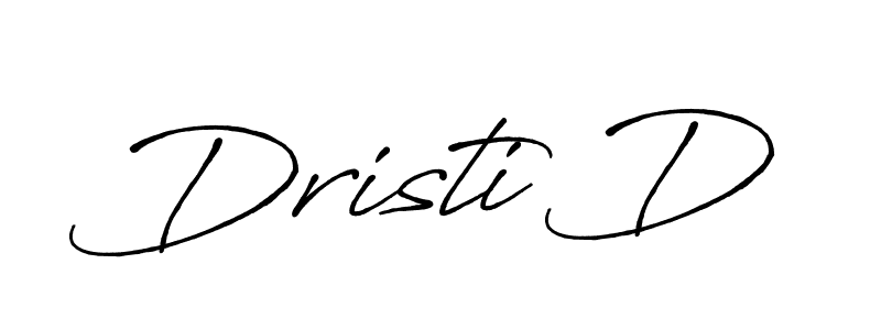 You should practise on your own different ways (Antro_Vectra_Bolder) to write your name (Dristi D) in signature. don't let someone else do it for you. Dristi D signature style 7 images and pictures png