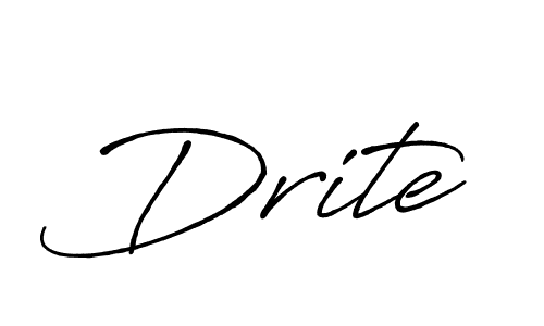 How to make Drite name signature. Use Antro_Vectra_Bolder style for creating short signs online. This is the latest handwritten sign. Drite signature style 7 images and pictures png