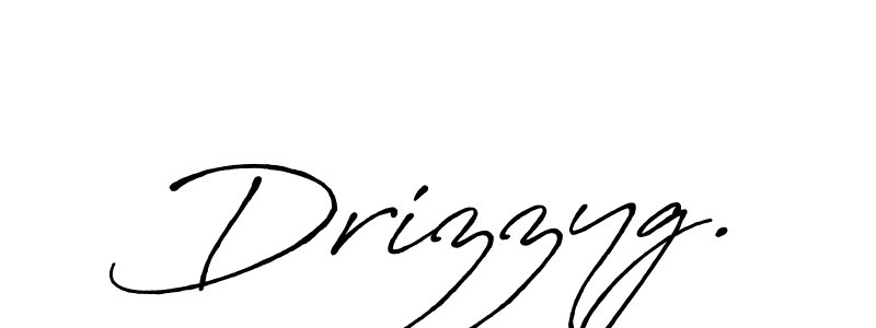 How to make Drizzyg. name signature. Use Antro_Vectra_Bolder style for creating short signs online. This is the latest handwritten sign. Drizzyg. signature style 7 images and pictures png