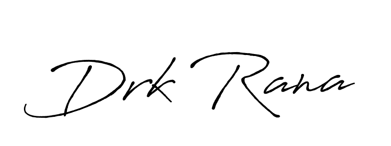 Make a beautiful signature design for name Drk Rana. Use this online signature maker to create a handwritten signature for free. Drk Rana signature style 7 images and pictures png