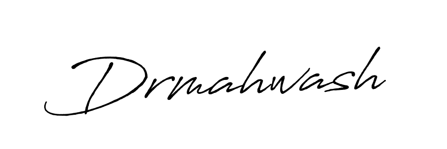 How to make Drmahwash name signature. Use Antro_Vectra_Bolder style for creating short signs online. This is the latest handwritten sign. Drmahwash signature style 7 images and pictures png