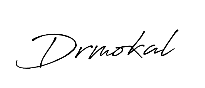 Drmokal stylish signature style. Best Handwritten Sign (Antro_Vectra_Bolder) for my name. Handwritten Signature Collection Ideas for my name Drmokal. Drmokal signature style 7 images and pictures png