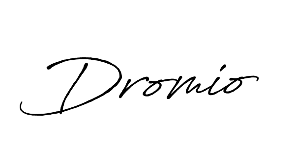 You should practise on your own different ways (Antro_Vectra_Bolder) to write your name (Dromio) in signature. don't let someone else do it for you. Dromio signature style 7 images and pictures png