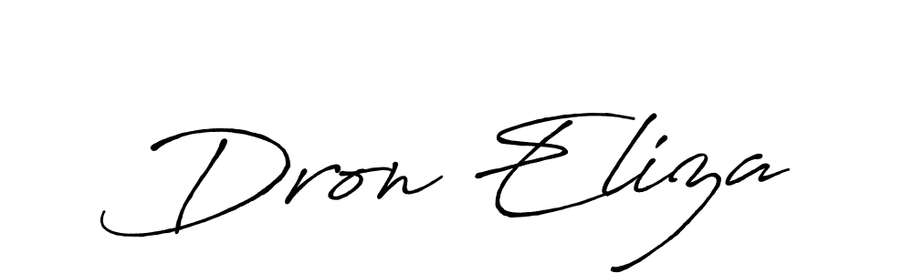 Also we have Dron Eliza name is the best signature style. Create professional handwritten signature collection using Antro_Vectra_Bolder autograph style. Dron Eliza signature style 7 images and pictures png