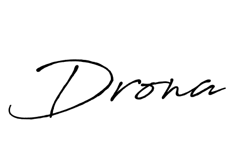 How to make Drona signature? Antro_Vectra_Bolder is a professional autograph style. Create handwritten signature for Drona name. Drona signature style 7 images and pictures png