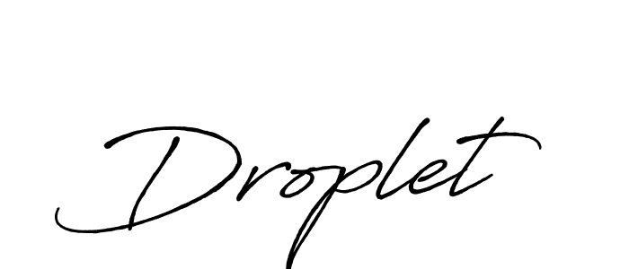 How to make Droplet name signature. Use Antro_Vectra_Bolder style for creating short signs online. This is the latest handwritten sign. Droplet signature style 7 images and pictures png