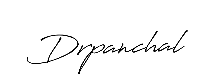The best way (Antro_Vectra_Bolder) to make a short signature is to pick only two or three words in your name. The name Drpanchal include a total of six letters. For converting this name. Drpanchal signature style 7 images and pictures png