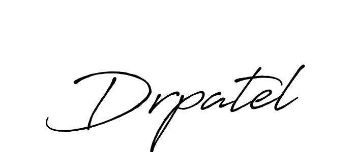 You should practise on your own different ways (Antro_Vectra_Bolder) to write your name (Drpatel) in signature. don't let someone else do it for you. Drpatel signature style 7 images and pictures png