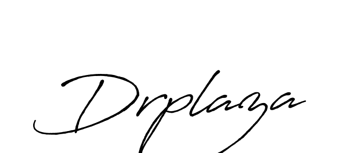 How to make Drplaza signature? Antro_Vectra_Bolder is a professional autograph style. Create handwritten signature for Drplaza name. Drplaza signature style 7 images and pictures png