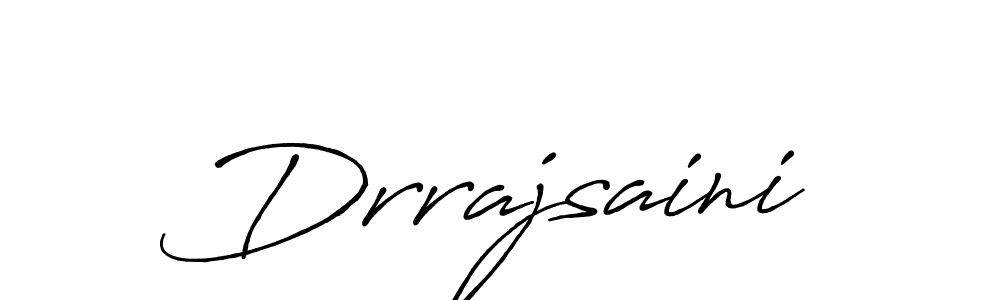 It looks lik you need a new signature style for name Drrajsaini. Design unique handwritten (Antro_Vectra_Bolder) signature with our free signature maker in just a few clicks. Drrajsaini signature style 7 images and pictures png