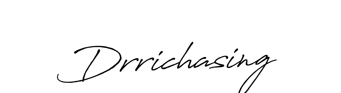 Design your own signature with our free online signature maker. With this signature software, you can create a handwritten (Antro_Vectra_Bolder) signature for name Drrichasing. Drrichasing signature style 7 images and pictures png