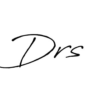 Design your own signature with our free online signature maker. With this signature software, you can create a handwritten (Antro_Vectra_Bolder) signature for name Drs. Drs signature style 7 images and pictures png