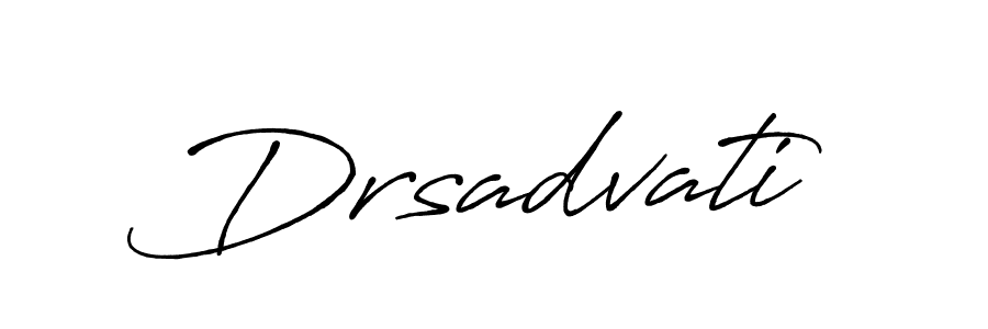 Use a signature maker to create a handwritten signature online. With this signature software, you can design (Antro_Vectra_Bolder) your own signature for name Drsadvati. Drsadvati signature style 7 images and pictures png