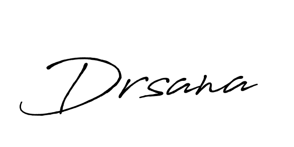 Use a signature maker to create a handwritten signature online. With this signature software, you can design (Antro_Vectra_Bolder) your own signature for name Drsana. Drsana signature style 7 images and pictures png