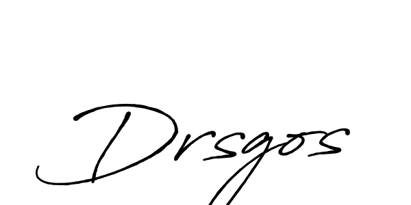 How to make Drsgos signature? Antro_Vectra_Bolder is a professional autograph style. Create handwritten signature for Drsgos name. Drsgos signature style 7 images and pictures png