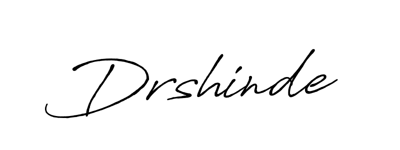 How to make Drshinde name signature. Use Antro_Vectra_Bolder style for creating short signs online. This is the latest handwritten sign. Drshinde signature style 7 images and pictures png