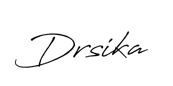 Use a signature maker to create a handwritten signature online. With this signature software, you can design (Antro_Vectra_Bolder) your own signature for name Drsika. Drsika signature style 7 images and pictures png