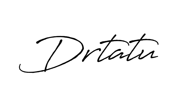 Create a beautiful signature design for name Drtatu. With this signature (Antro_Vectra_Bolder) fonts, you can make a handwritten signature for free. Drtatu signature style 7 images and pictures png
