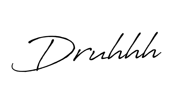 The best way (Antro_Vectra_Bolder) to make a short signature is to pick only two or three words in your name. The name Druhhh include a total of six letters. For converting this name. Druhhh signature style 7 images and pictures png