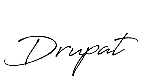 Make a beautiful signature design for name Drupat. Use this online signature maker to create a handwritten signature for free. Drupat signature style 7 images and pictures png