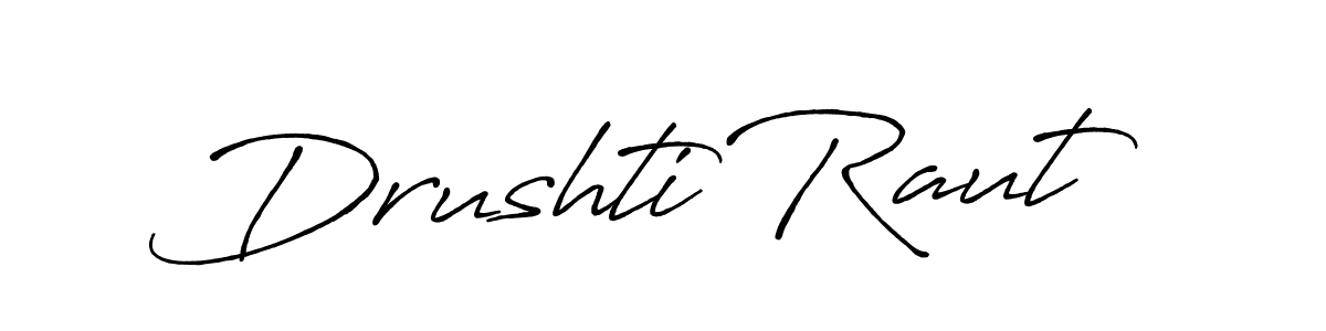 Here are the top 10 professional signature styles for the name Drushti Raut. These are the best autograph styles you can use for your name. Drushti Raut signature style 7 images and pictures png