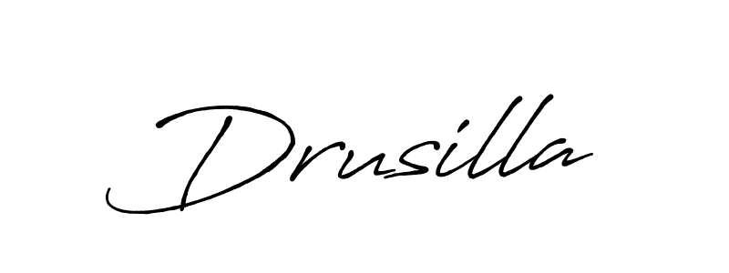 The best way (Antro_Vectra_Bolder) to make a short signature is to pick only two or three words in your name. The name Drusilla include a total of six letters. For converting this name. Drusilla signature style 7 images and pictures png