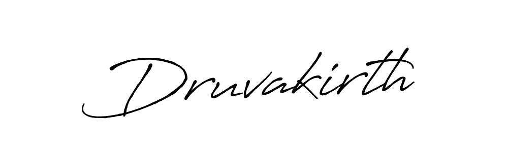 It looks lik you need a new signature style for name Druvakirth. Design unique handwritten (Antro_Vectra_Bolder) signature with our free signature maker in just a few clicks. Druvakirth signature style 7 images and pictures png