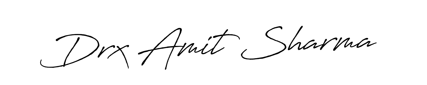 Also we have Drx Amit Sharma name is the best signature style. Create professional handwritten signature collection using Antro_Vectra_Bolder autograph style. Drx Amit Sharma signature style 7 images and pictures png