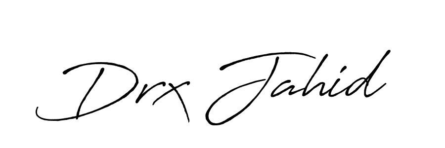 Design your own signature with our free online signature maker. With this signature software, you can create a handwritten (Antro_Vectra_Bolder) signature for name Drx Jahid. Drx Jahid signature style 7 images and pictures png