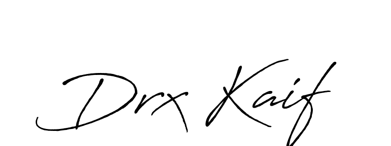 Also we have Drx Kaif name is the best signature style. Create professional handwritten signature collection using Antro_Vectra_Bolder autograph style. Drx Kaif signature style 7 images and pictures png