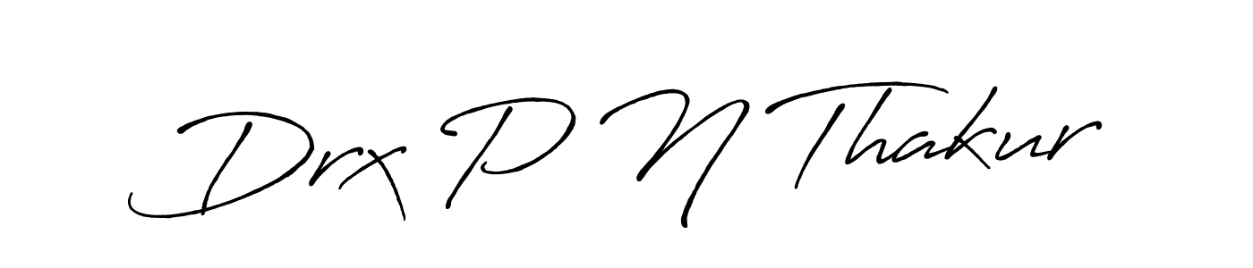 It looks lik you need a new signature style for name Drx P N Thakur. Design unique handwritten (Antro_Vectra_Bolder) signature with our free signature maker in just a few clicks. Drx P N Thakur signature style 7 images and pictures png