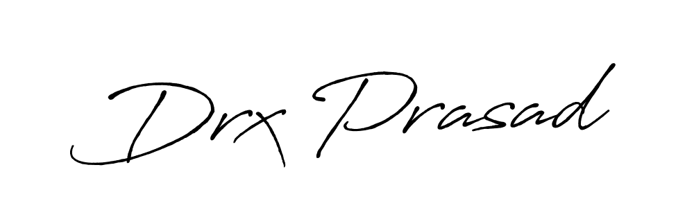 if you are searching for the best signature style for your name Drx Prasad. so please give up your signature search. here we have designed multiple signature styles  using Antro_Vectra_Bolder. Drx Prasad signature style 7 images and pictures png