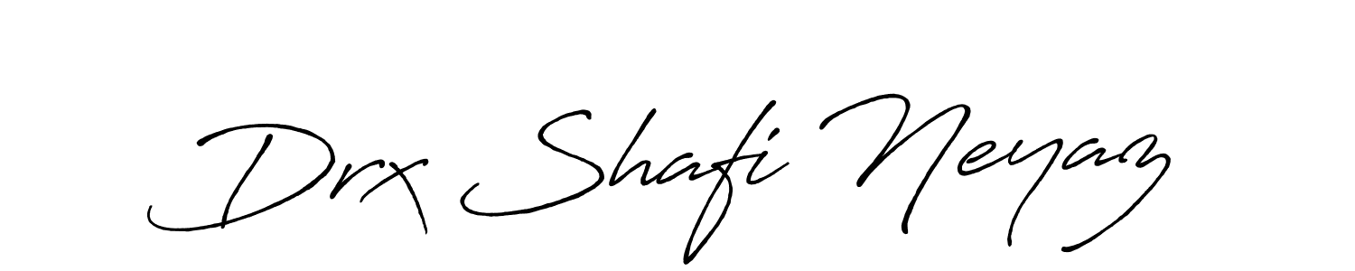You should practise on your own different ways (Antro_Vectra_Bolder) to write your name (Drx Shafi Neyaz) in signature. don't let someone else do it for you. Drx Shafi Neyaz signature style 7 images and pictures png