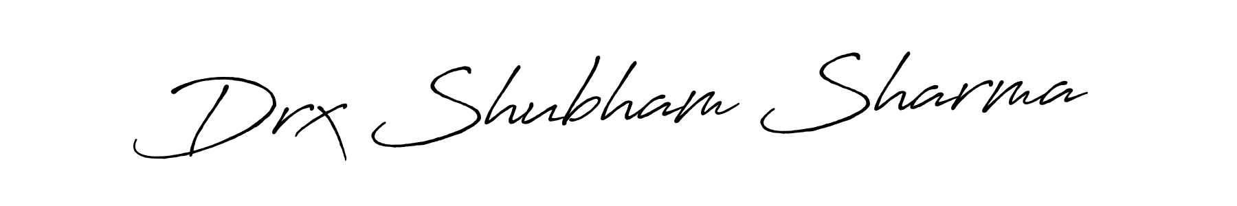 Design your own signature with our free online signature maker. With this signature software, you can create a handwritten (Antro_Vectra_Bolder) signature for name Drx Shubham Sharma. Drx Shubham Sharma signature style 7 images and pictures png