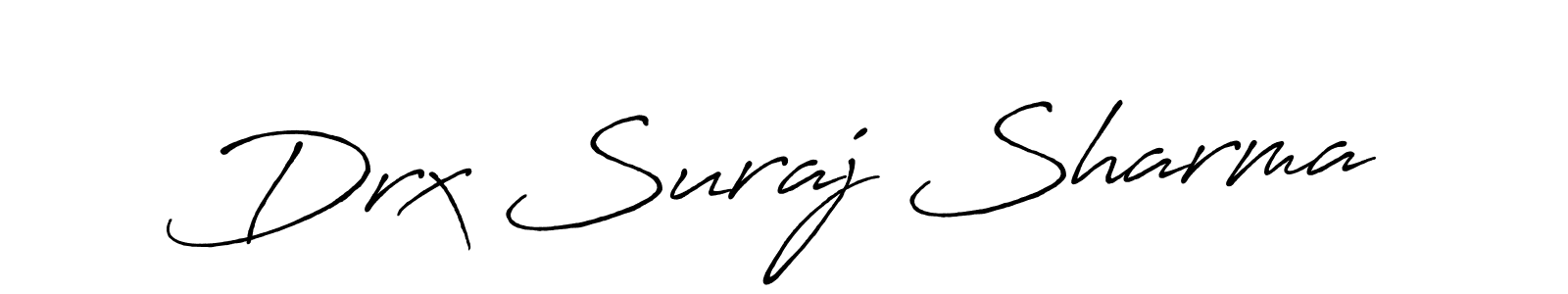 You can use this online signature creator to create a handwritten signature for the name Drx Suraj Sharma. This is the best online autograph maker. Drx Suraj Sharma signature style 7 images and pictures png