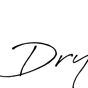 Create a beautiful signature design for name Dry. With this signature (Antro_Vectra_Bolder) fonts, you can make a handwritten signature for free. Dry signature style 7 images and pictures png