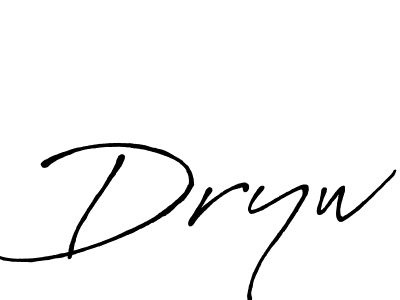 if you are searching for the best signature style for your name Dryw. so please give up your signature search. here we have designed multiple signature styles  using Antro_Vectra_Bolder. Dryw signature style 7 images and pictures png