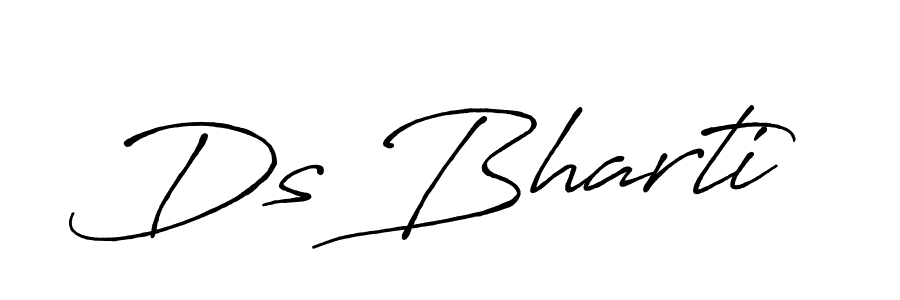 Also You can easily find your signature by using the search form. We will create Ds Bharti name handwritten signature images for you free of cost using Antro_Vectra_Bolder sign style. Ds Bharti signature style 7 images and pictures png