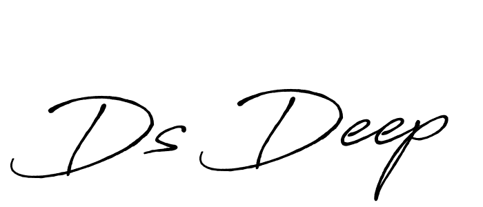 Design your own signature with our free online signature maker. With this signature software, you can create a handwritten (Antro_Vectra_Bolder) signature for name Ds Deep. Ds Deep signature style 7 images and pictures png