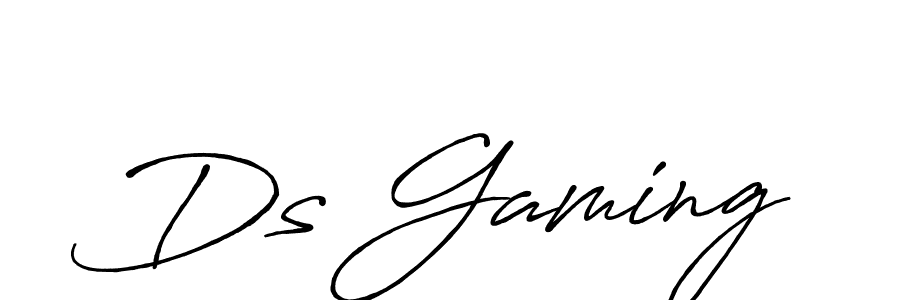 Once you've used our free online signature maker to create your best signature Antro_Vectra_Bolder style, it's time to enjoy all of the benefits that Ds Gaming name signing documents. Ds Gaming signature style 7 images and pictures png