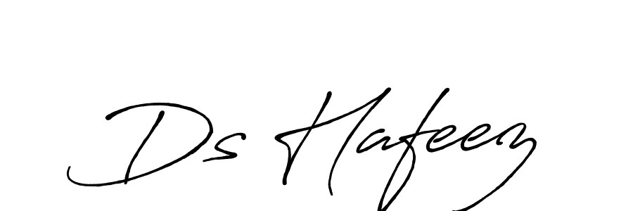 Also we have Ds Hafeez name is the best signature style. Create professional handwritten signature collection using Antro_Vectra_Bolder autograph style. Ds Hafeez signature style 7 images and pictures png