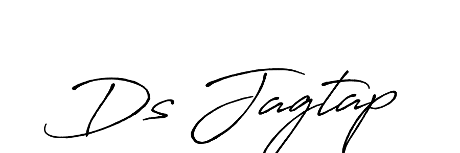 The best way (Antro_Vectra_Bolder) to make a short signature is to pick only two or three words in your name. The name Ds Jagtap include a total of six letters. For converting this name. Ds Jagtap signature style 7 images and pictures png