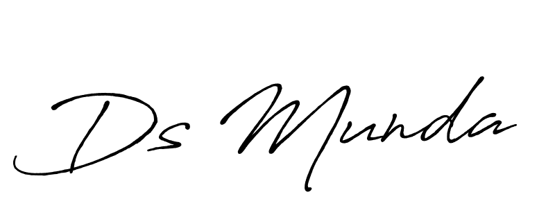 Once you've used our free online signature maker to create your best signature Antro_Vectra_Bolder style, it's time to enjoy all of the benefits that Ds Munda name signing documents. Ds Munda signature style 7 images and pictures png